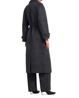 Peckworth Plaid Double Breasted Long Coat