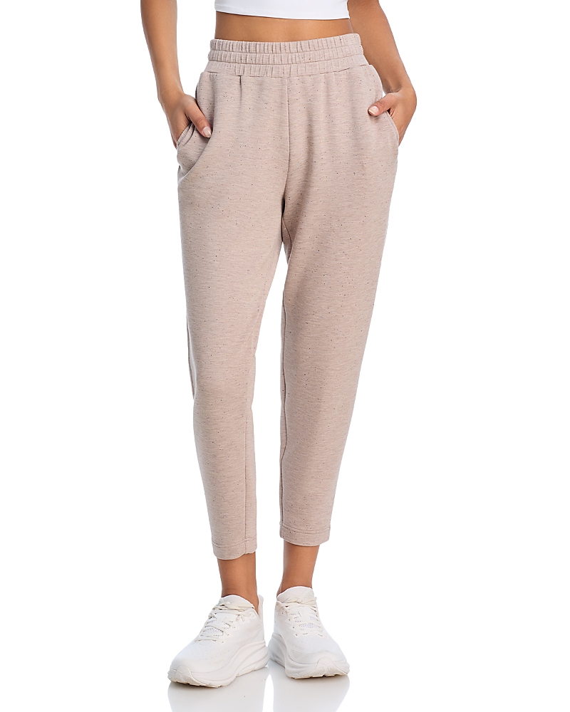 Varley The Slim Pants In Taupe Marl Fleck
