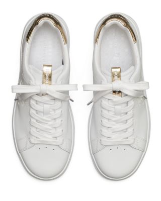 Women's Double T Howell Lace Up Low Top Court Sneakers