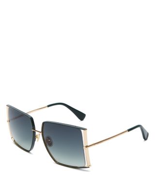 Jean Square Sunglasses, 58mm