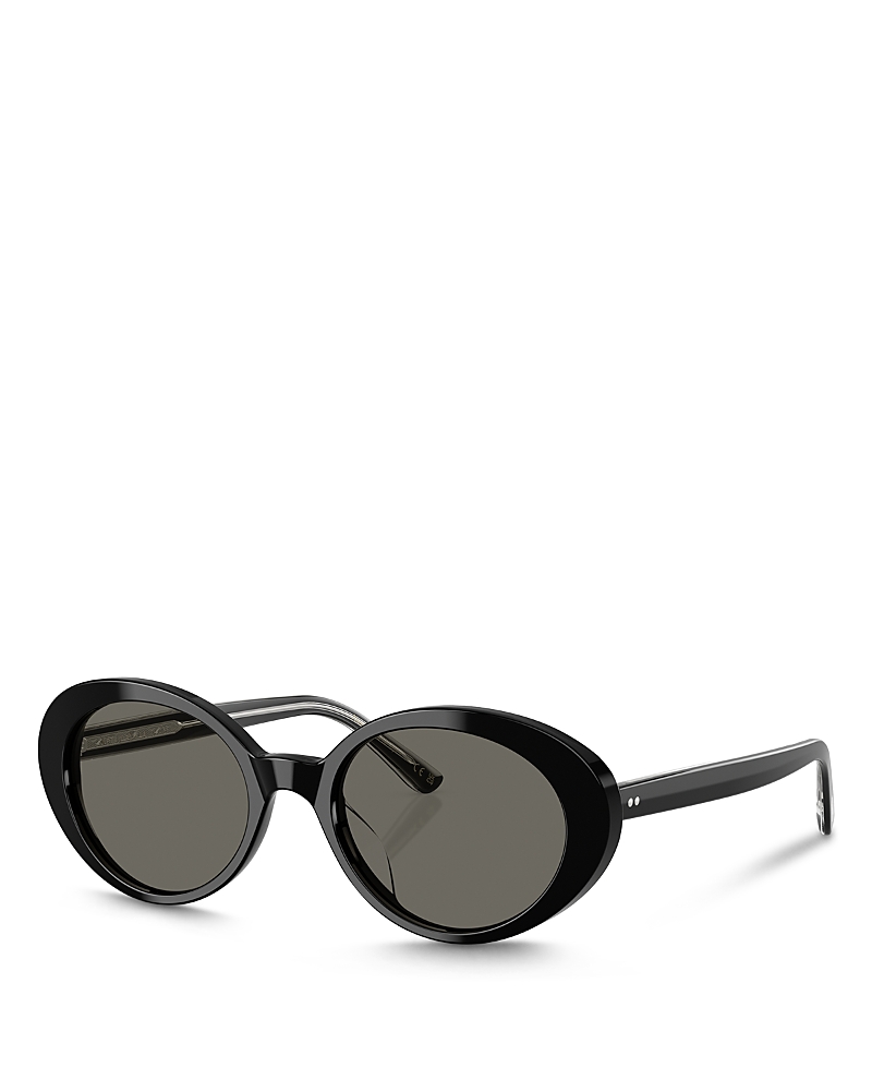 Oliver Peoples Lumar Oval Sunglasses, 51mm