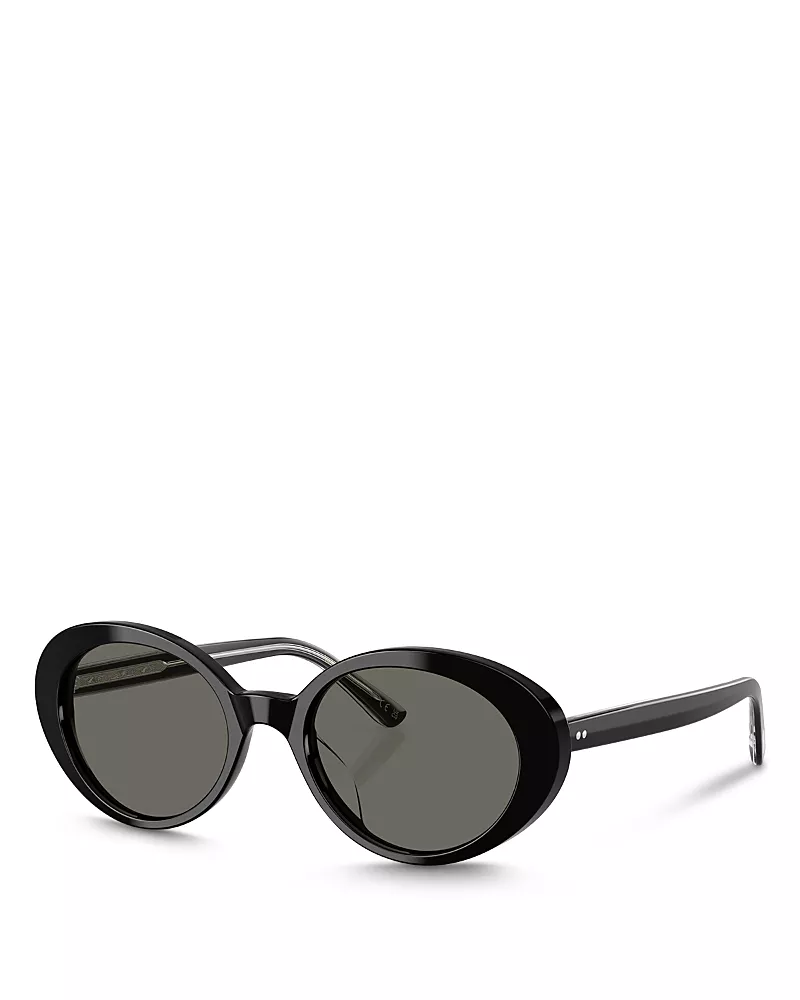 Oliver Peoples Lumar Oval Sunglasses, 51mm