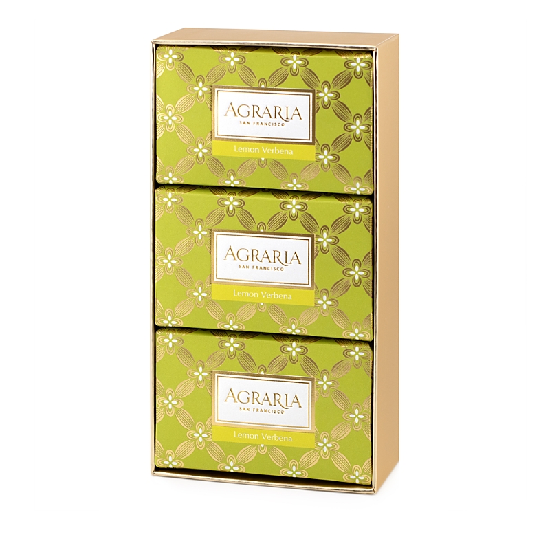 Shop Agraria Lemon Verbena Luxury Bath Bar Collection