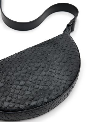 Half Moon Leather Crossbody