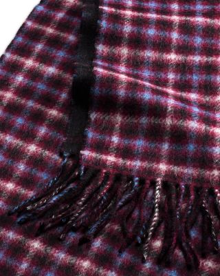 Windowpane Reversible Cashmere Scarf - Exclusive