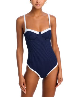 AQUA Swim Underwire One Piece Swimsuit - Exclusive | Bloomingdale's AQUA 