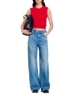 Emile Ruffled Cardigan & Emile Sleeveless Sweater