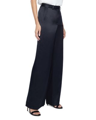 Pilar Wide Leg Silk Pants