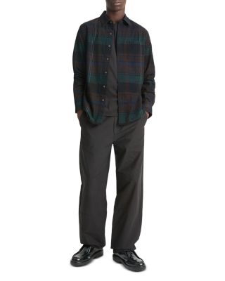 Sierra Cotton Corduroy Plaid Regular Fit Button Down Shirt 