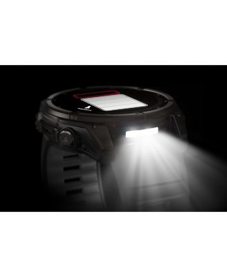 Fenix 8 51mm, Saphire Solar, Carbon Gray Titanium Black, Black/Pebble Gray Band Watch