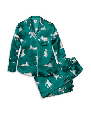 Panthere De Luxe Silk Pajama Set