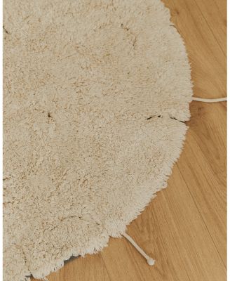 Lorena Canals Mom, I want to be an astronaut Moon Round Area Rug, 3'3" x 3'3"