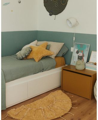 Lorena Canals Mom, I want to be an astronaut Solar Round Area Rug, 3'3" x 3'3"