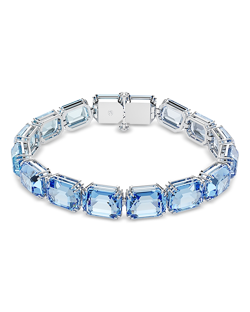 Swarovski Millenia Tennis Bracelet In Blue