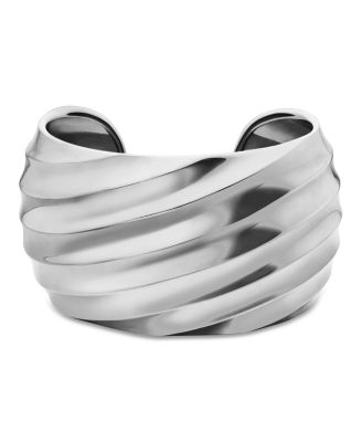 David Yurman Sterling Silver Cable Edge Wide Cuff Bracelet Bloomingdale s