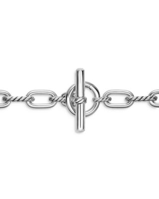 DY Madison&reg; Toggle Chain Necklace in Sterling Silver, 8.5mm