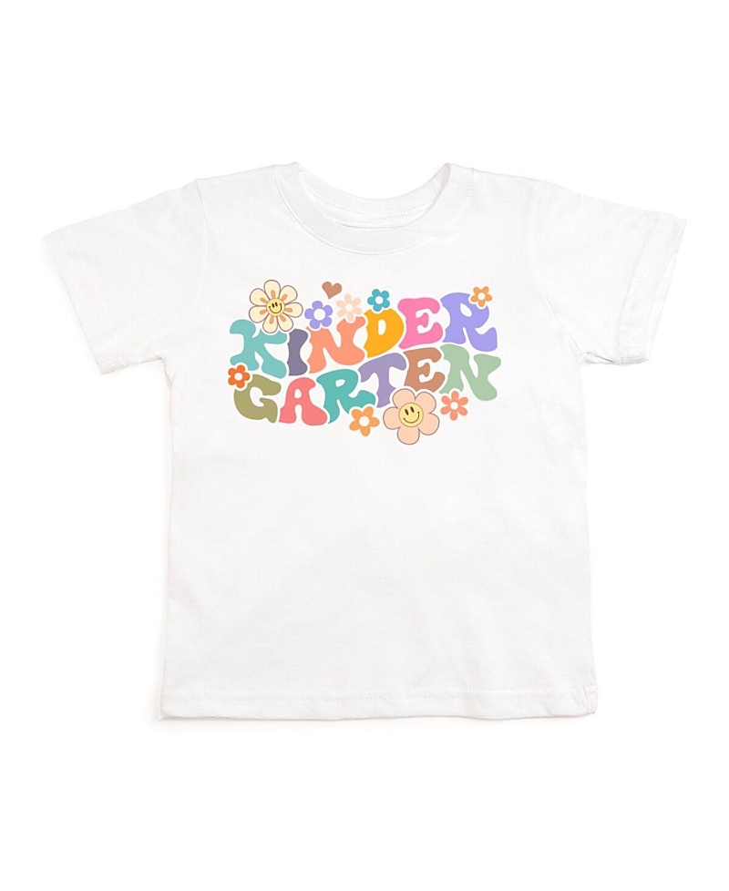 Sweet Wink Girls' First Grade Retro Short Sleeve T-shirt - Little Kid, Big Kid