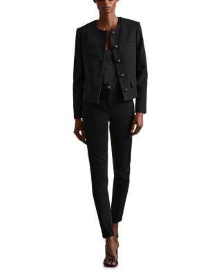 Hattie High Rise Skinny Jeans in Black