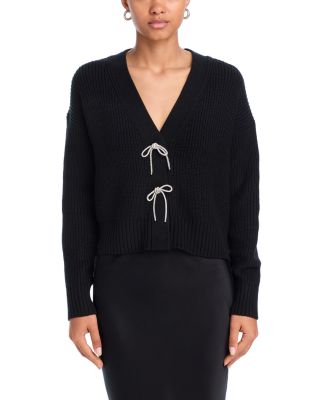 Babysoft Sparkly Bow Embellished Cardigan