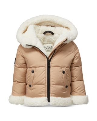 Baby Boys' & Girls' Matte Blizzard Quilted Fleece Lined Down Jacket - Baby