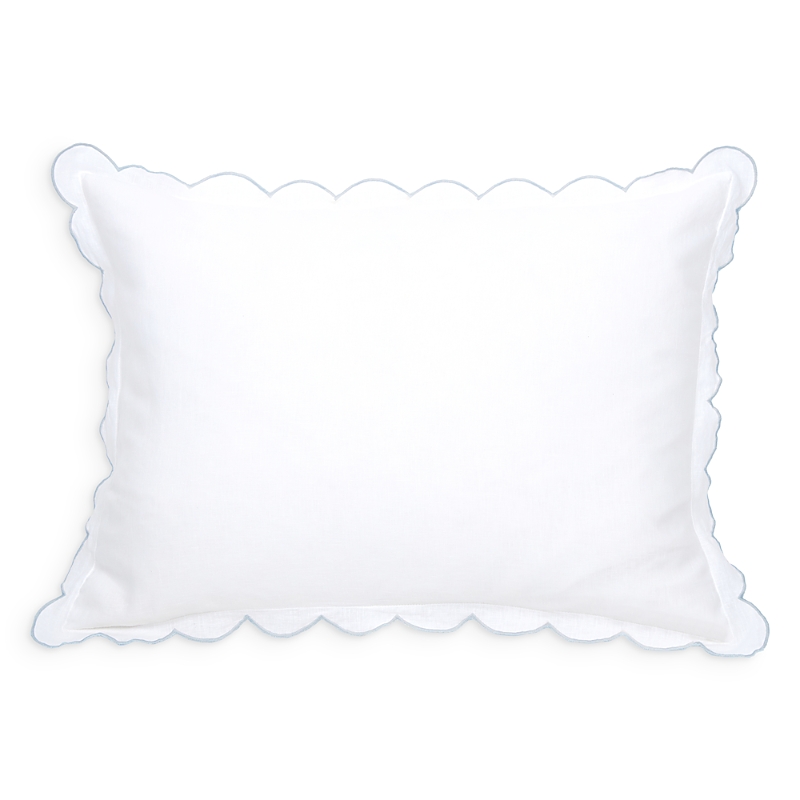 Pom Pom At Home Kelly Linen Sham In White/blue