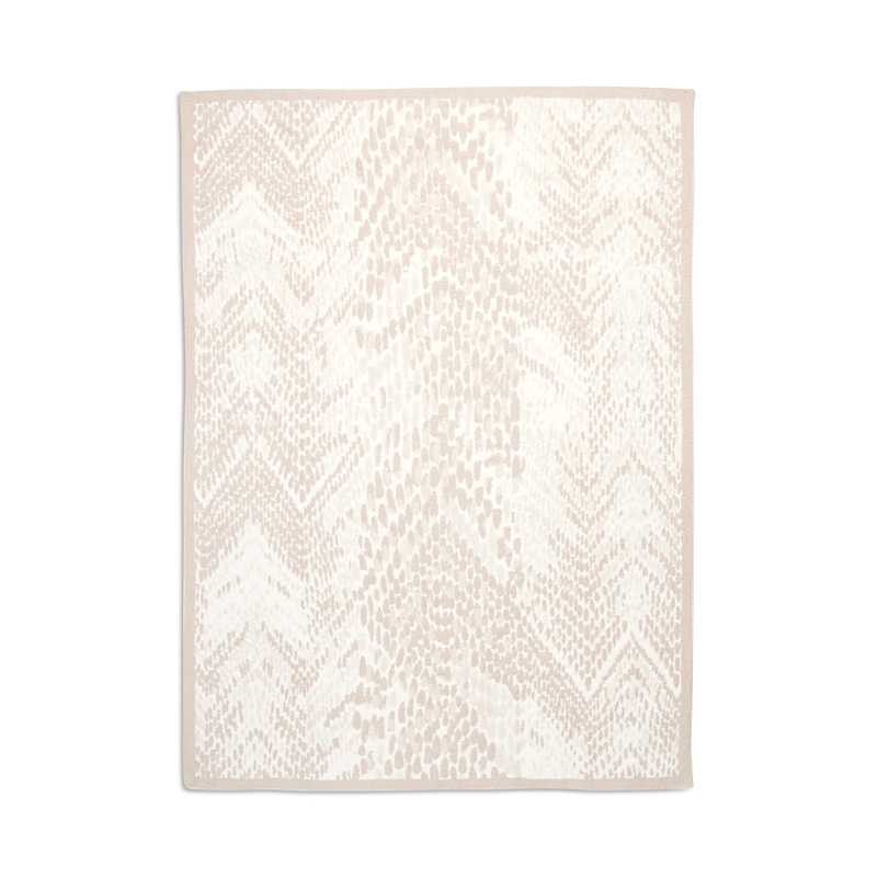 Barefoot Dreams Cozychic Snakeskin Throw In Stone Multi