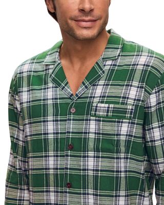 2-Pc. Cotton Brushed Flannel Pajama Set