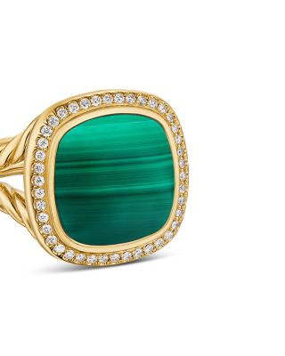 Albion&reg; Ring in 18K Yellow Gold with Gemstones and Diamonds, 15mm