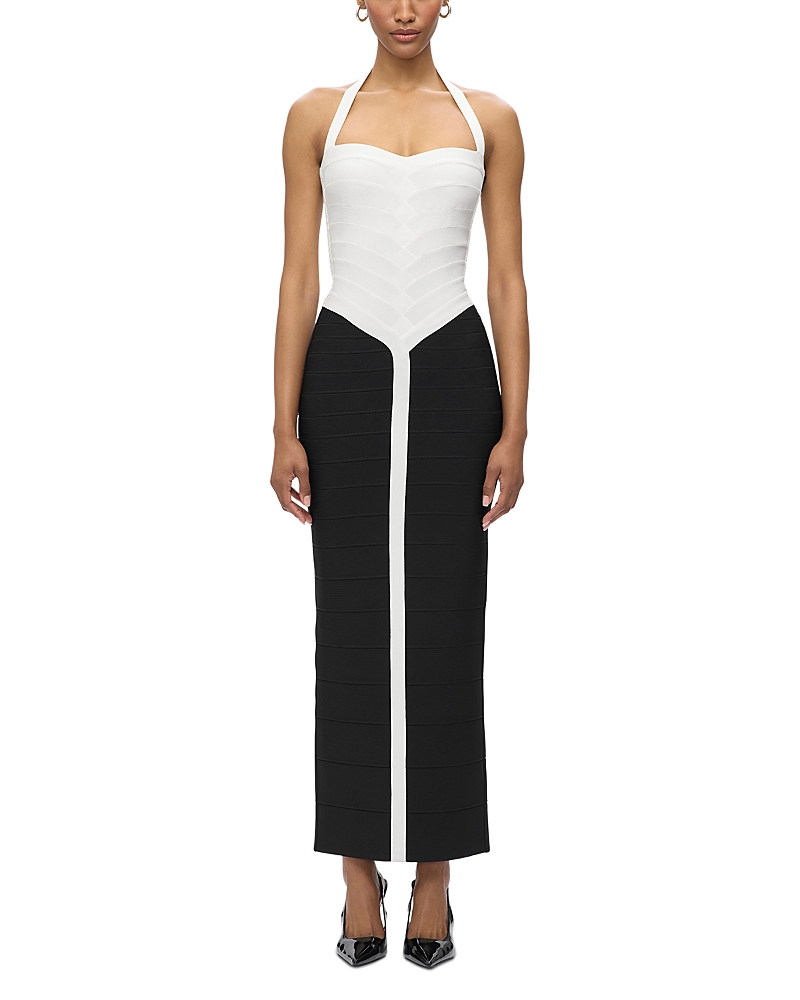 HERVE LEGER THE IRIS GOWN