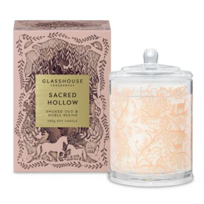 Glasshouse Fragrances - Sacred Hollow Candle, 13.4 oz.