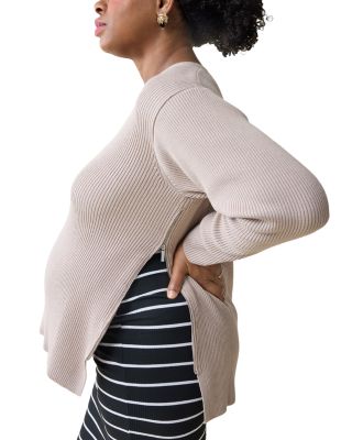 Maternity Side Zip Sweater