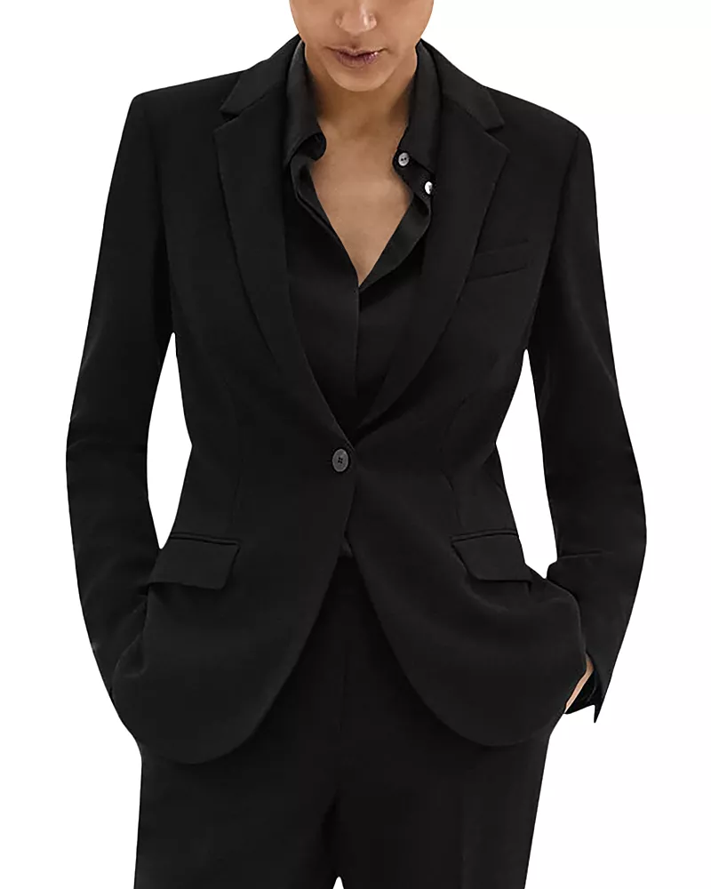 Theory Admiral Crepe Staple Blazer
