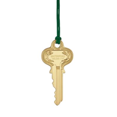 Christmas Key Gold Tone Ornament