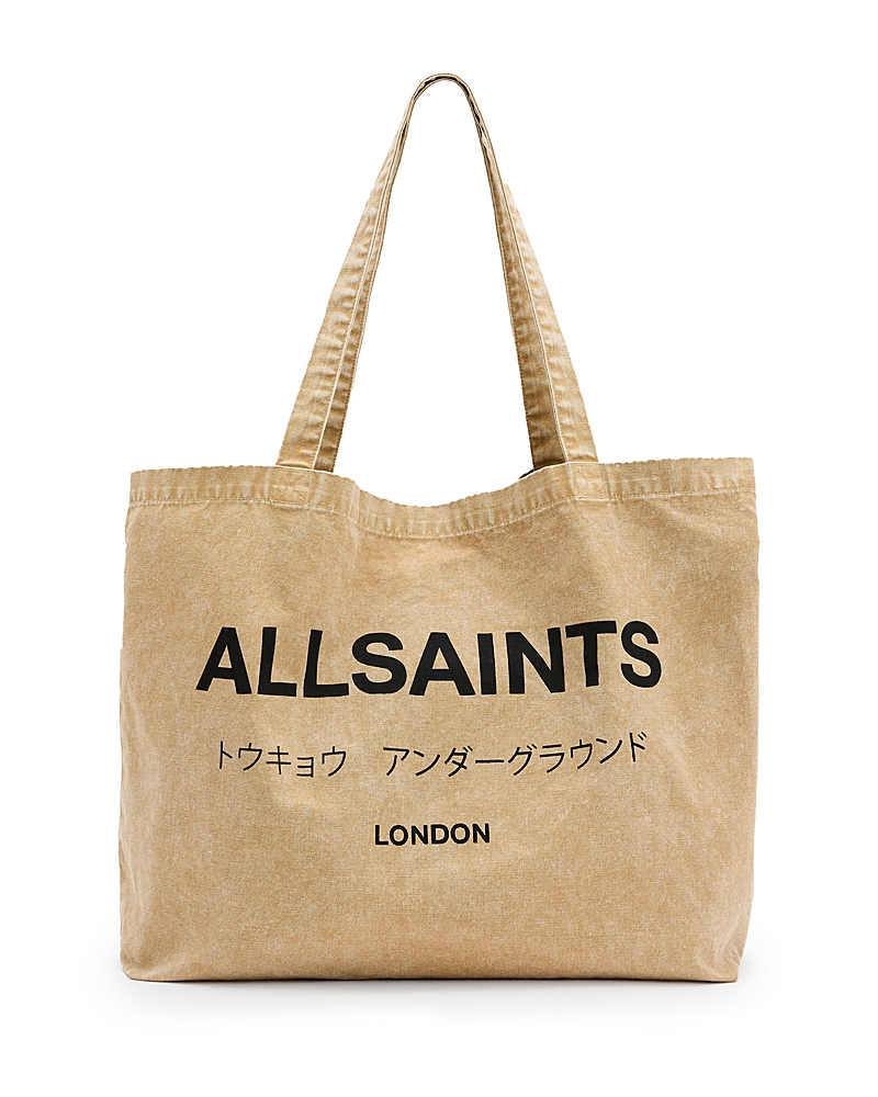 ALLSAINTS UNDERGROUND ACID WASH TOTE BAG