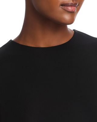 Alice and Olivia Chara Faux Leather Short Sleeve Dress