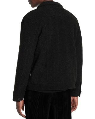 Cynder Regular Fit Boucle Trucker Jacket