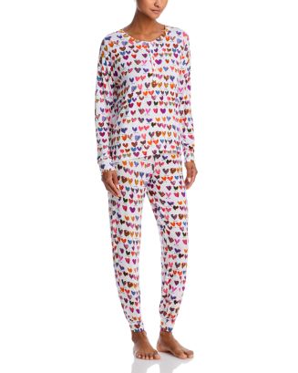Aqua Heart Cami Jersey PJ Set
