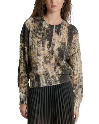 DKNY - Brushed Print Sweater