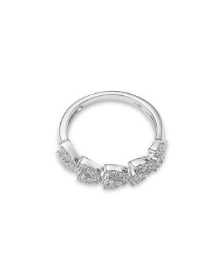 Diamond Band Ring in 14K White Gold, 0.50 tcw