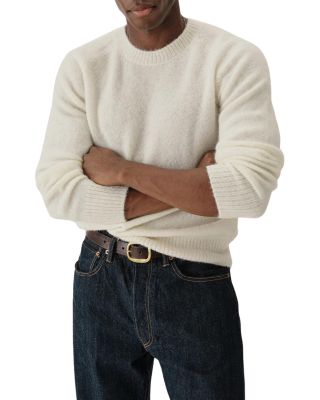 Buck Mason - Shaggy Alpaca Blend Saddle Crewneck Sweater