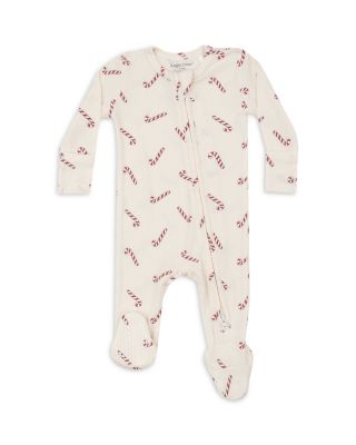 Angel Dear - Unisex Candy Cane Ribbed Footie - Baby