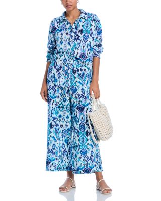 Supersoft Gauze Ikat Shirt Swim Cover-Up & Supersoft Gauze Ikat Pants