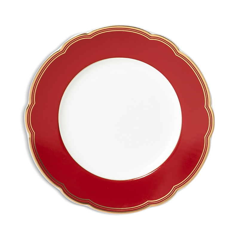 Bernardaud Pompadour Salad Plate In Rouge