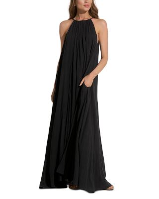 Elan - Halter Maxi Swim Cover-Up Dress