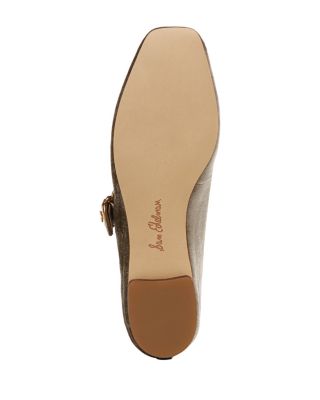 Women's Michaela Square Toe Buckled Mary Jane Flats