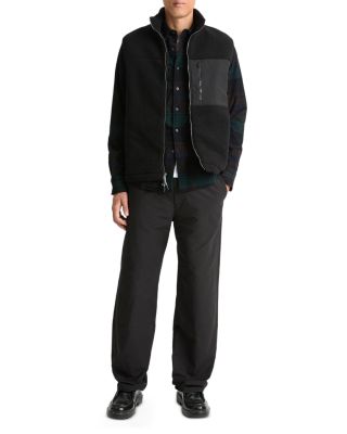 Teddy Fleece Full Zip Vest