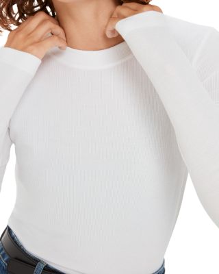 Essentials Ribbed Crewneck Top