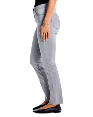 Mid Rise Straight Ankle Jeans in Mercury