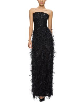 Alice and Olivia - Delora Embellished Strapless Dress