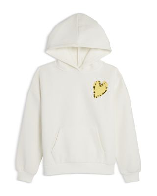 AQUA - Girls' Heart Patch Hoodie, Little Kid, Big Kid - Exclusive